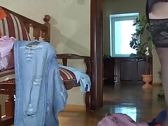 Chubby mature bitch with big saggy tits gets sodomized