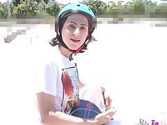 A 18yo teen and a 23yo big titted latina to fuck a ratkid