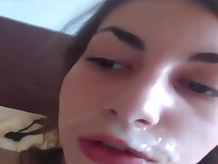 Beautiful Girl Anally Fucked and Facial Cum
