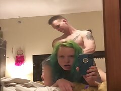 Tiny College Girl Takes Cock From Behind