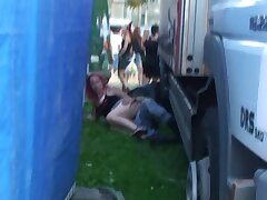 Crazy Public Sex During Big Rock Concert In Prague