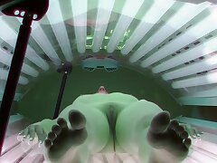Pervs Breached Into The Privacy of Solarium Czech Girl