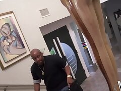 Tiny blonde teen fucked silly by monster black dick 4 cum